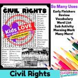 Civil Rights: Word Search Activity: Perfect for Black Hist