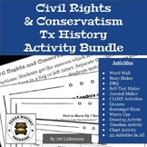 Civil Rights and Conservatism in Texas Bundle | 7th Grade 