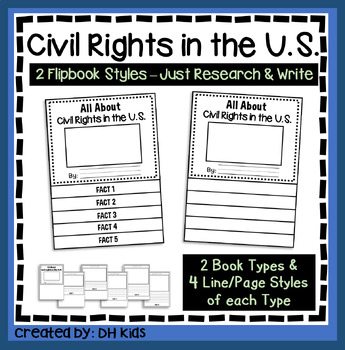 Preview of Civil Rights in the U.S. Report, US History Research Project, American Rights