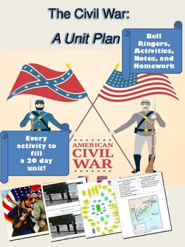 Preview of Civil War: A Unit Plan