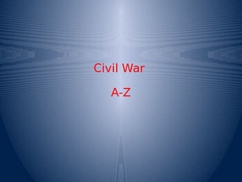 civil war a to z