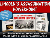 Civil War - Abraham Lincoln's Assassination - PowerPoint w