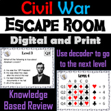 The Civil War Activity Escape Room (Abraham Lincoln, Getty