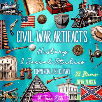 civil war timeline clipart