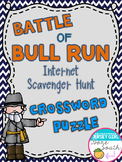 Civil War - Battle of Bull Run Internet Scavenger Hunt Cro