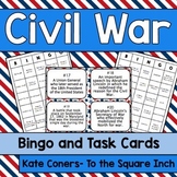 Civil War Bingo Game | Task Cards | Whole Class Activity