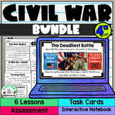 Civil War Bundle: Lessons, Activities, Timeline and Test SS4H5