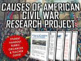 Civil War - Causes of the Civil War - Research Project wit