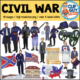 Civil War Clip Art Bundle {Clip Guy Graphics ClipArt}