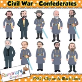 Civil War Clip art - Confederates