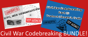 Preview of Civil War Codebreaking Bundle!