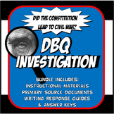 DBQ Civil War Common Core Document Based Question Activity