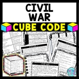 Civil War Cube Stations - Reading Comprehension Activity -