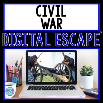 Preview of Civil War DIGITAL ESCAPE ROOM for Google Drive® | Abraham Lincoln