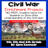 Civil War Projects, Writing and Research for Upper Elementary Students