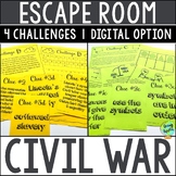 Civil War Escape Room Activity, Major Battles of the Civil