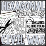 Civil War Hexagonal Thinking Activity (Paper Version)