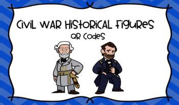 Preview of Civil War Historical Figures QR Codes
