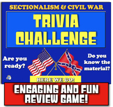 Civil War Review Game | Review Major Concepts of Civil War