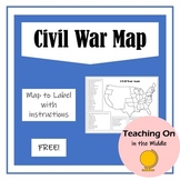Civil War Map Activity