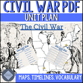 Civil War PDF - Maps and Activities Packet