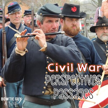 Preview of Civil War Paired Passages: Perspectives of the Past