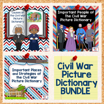 Preview of Civil War Picture Dictionary Bundle