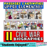 Civil War Reading Biography Passages : 4th-5th Grade Socia