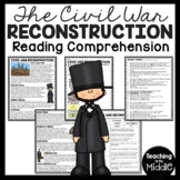 Civil War Reconstruction Reading Comprehension Worksheet C