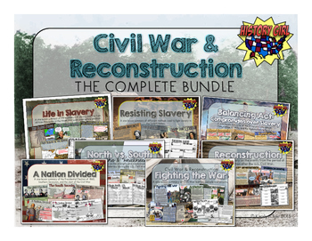 Preview of Civil War & Reconstruction Unit Bundle