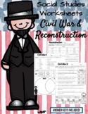 Civil War & Reconstruction Worksheets