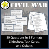 Civil War Review and Test Prep Distance Learning