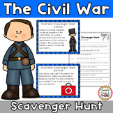 Civil War Scavenger Hunt - Battles, Causes, Important Figu