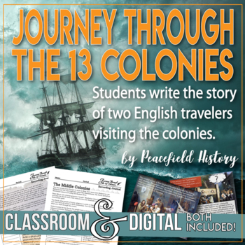 Preview of 13 Colonies Students Journey through the Colonies with an Engaging Simulation!