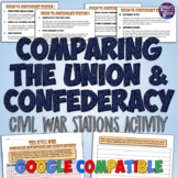 Civil War Stations Activity: Comparing the Union and Confederacy