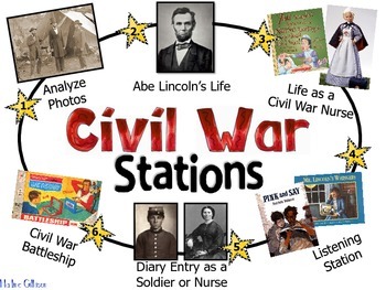 Preview of Civil War Stations Anchor Chart
