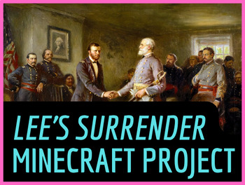 Preview of Civil War Surrender At the Appomattox Court House Minecraft Project
