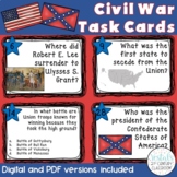 Civil War Task Cards {Digital & PDF Included}