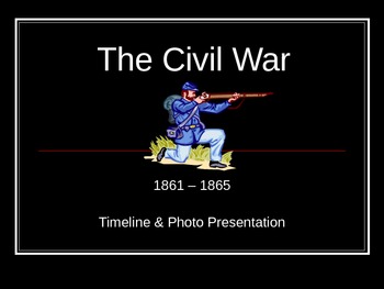 Preview of Civil War Timeline - A Visual History of the War Between the States (1861-1865)