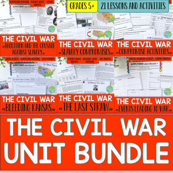 Preview of Civil War UNIT BUNDLE