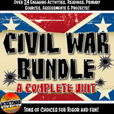 Civil War Bundle: Lesson Plans & Activities- Print & Digit