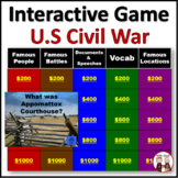 Civil War Game Show Activity