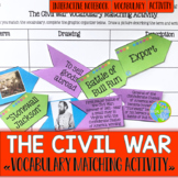 Civil War Vocabulary Matching Activity