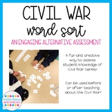 Civil War Word Sort: Important Terms, People, and Places (