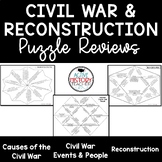 Civil War and Reconstruction Hands-On Vocabulary Review Puzzles