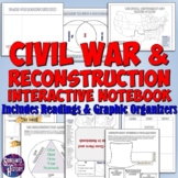 Civil War and Reconstruction Interactive Notebook Bundle
