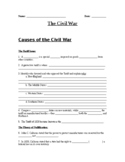 Civil War and Reconstruction Guided Notes
