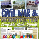 Civil War and Reconstruction Unit Plans Bundle