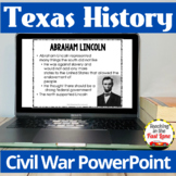 Civil War in Texas PowerPoint - Texas History