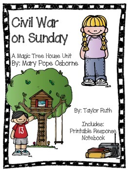 Preview of Civil War on Sunday: A Magic Tree House Unit (25 Pages)